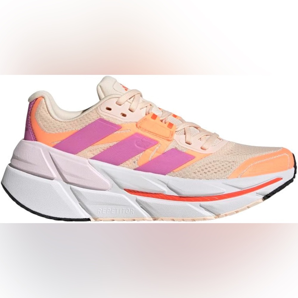 ADISTAR CS RUNNING SHOES | US Size 8.5 | Bliss Orange /Pulse Lilac /Beam Orange